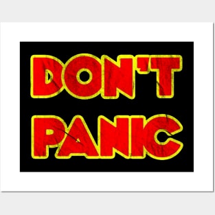 Don't Panic \\ Retro Vintage Posters and Art